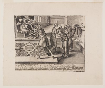 A despesa do litígio, de Litis Abusus (Os abusos da lei) de Hendrick Goltzius