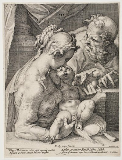 A Sagrada Família de Hendrick Goltzius