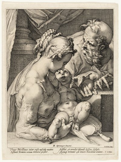 A Sagrada Família de Hendrick Goltzius