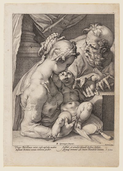 A Sagrada Família de Hendrick Goltzius