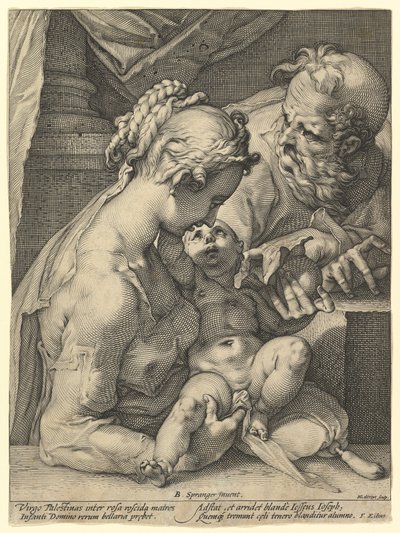A Sagrada Família de Hendrick Goltzius