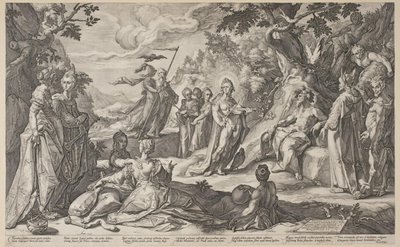 O Julgamento de Midas de Hendrick Goltzius