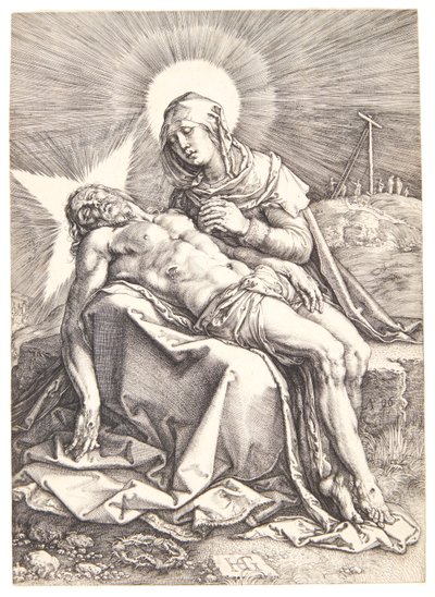 A lamentação da Virgem de Hendrick Goltzius