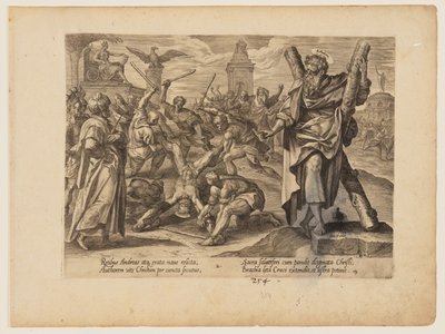 O Martírio de Santo André, de O Martírio de Cristo e dos Apóstolos de Hendrick Goltzius