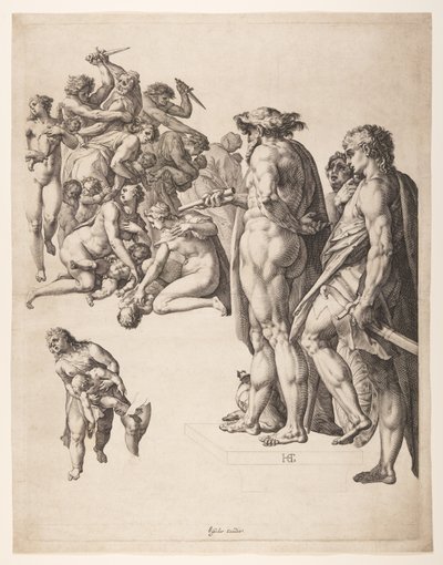 O Massacre dos Inocentes de Hendrick Goltzius