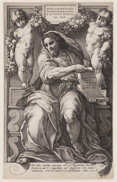 O profeta Isaías de Hendrick Goltzius