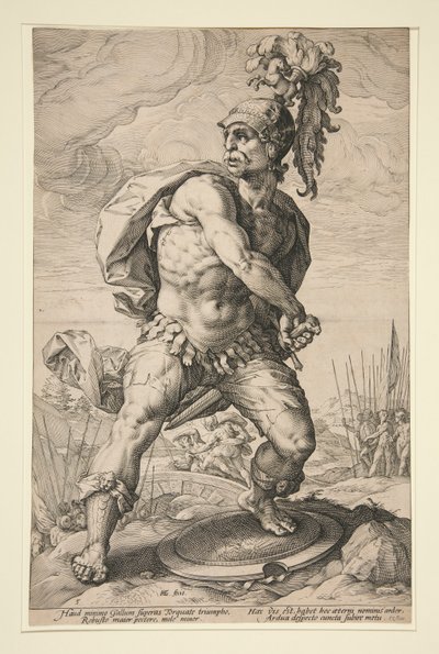 Os Heróis Romanos: Titus Manlius Torquatus de Hendrick Goltzius