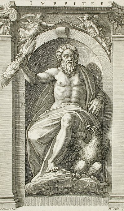 A série dos deuses antigos de Hendrick Goltzius