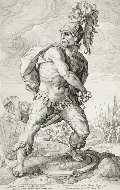 Tito Mânlio Torquato de Hendrick Goltzius