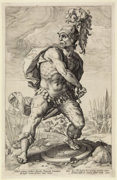 Tito Mânlio Torquato de Hendrick Goltzius