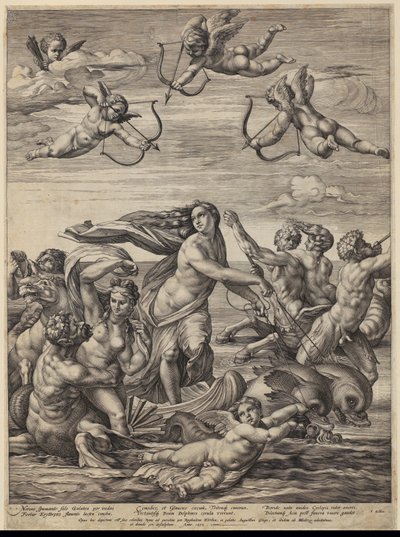 O Triunfo de Galateia de Hendrick Goltzius