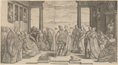 Casamento veneziano de Hendrick Goltzius