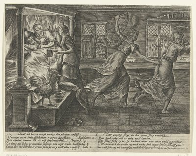 Aqueles que litigam têm noites sem dormir
Abuso de processo (título da série) de Hendrick Goltzius