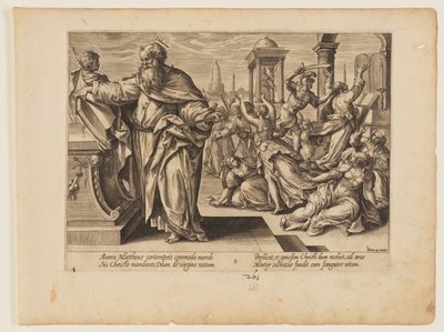 O Martírio de São Mateus, de O Martírio de Cristo e dos Apóstolos de Hendrick Goltzius