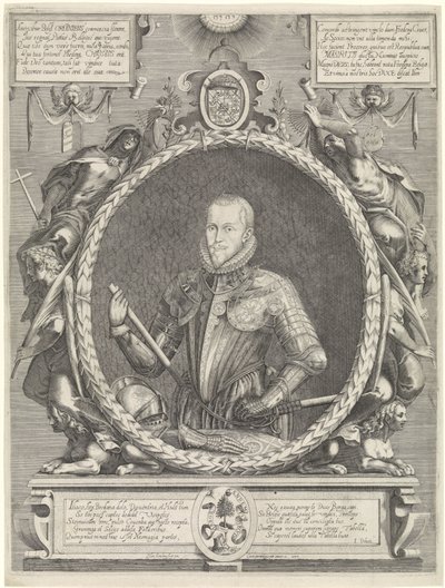 Retrato de Maurice, Príncipe de Orange de Hendrick Hondius (I)