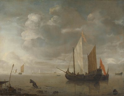 Mar Calmo de Hendrick Jacobsz. Dubbels