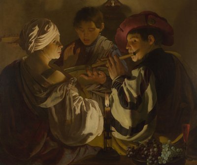 O concerto, c. 1626 de Hendrick Jansz Terbrugghen