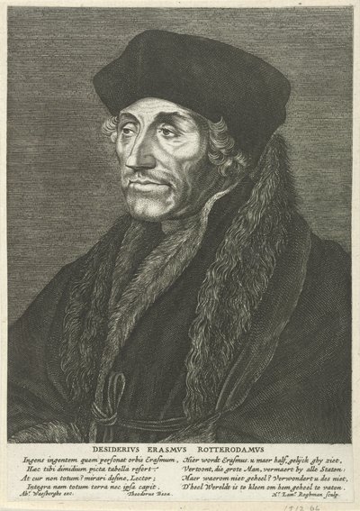 Retrato de Aberforth Erasmus de Hendrick Lambertsz. Roghman