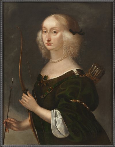 Marie Eleonore de Brandebourg, reine consort de Suede et de Finlande - Retrato da Princesa Maria Eleonora de Brandenburg (1599-1655), Rainha da Suécia, de Muennichhofen, Henrik (?-1664). Óleo sobre tela. Dimensão : 76x61 cm. Nationalmuseum Estocolmo de Hendrick Munnichhoven