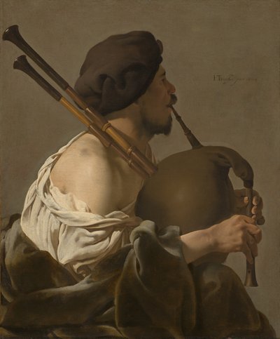 Jogador de gaita de foles de Hendrick ter Brugghen