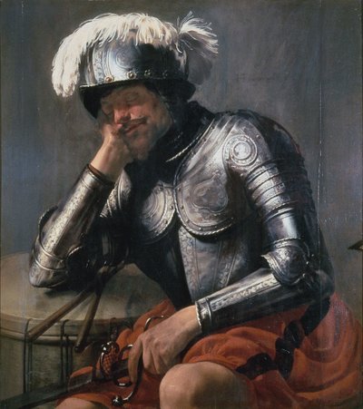 Marte adormecido de Hendrick ter Brugghen