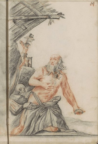Jerônimo penitente de Hendrick van Beaumont