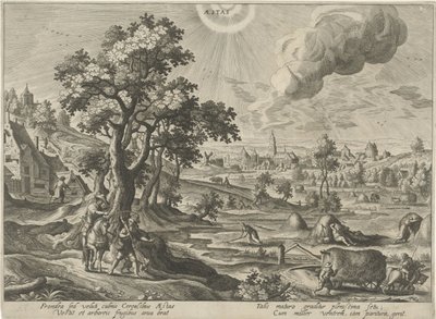 Verão
Aestas (título sobre o objecto)
As quatro estações (título da série) de Hendrick van Schoel