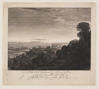 Aurora, paisagem ao amanhecer de Hendrick von Goudt