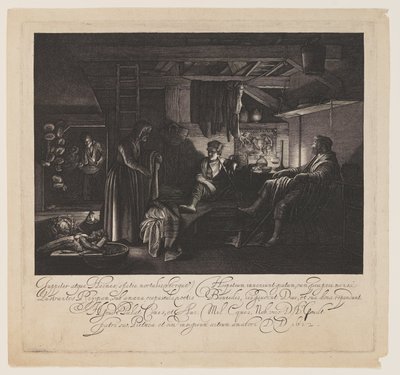 Júpiter e Mercúrio na casa de Filemon e Baucis de Hendrick von Goudt