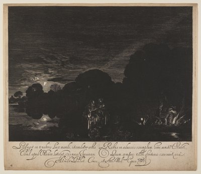 A fuga para o Egito de Hendrick von Goudt