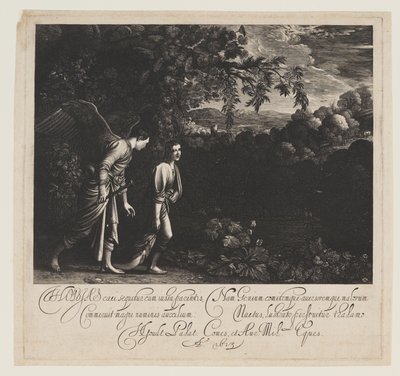 Tobias e o Anjo de Hendrick von Goudt