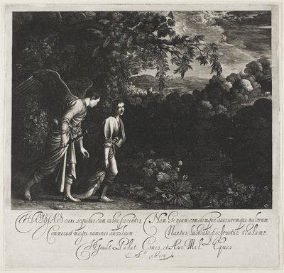 Tobias e o Anjo de Hendrick von Goudt