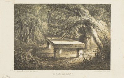 altar germânico de sacrifício
Altar sacrificial (título sobre o objecto) de Hendrik Dirk Kruseman van Elten
