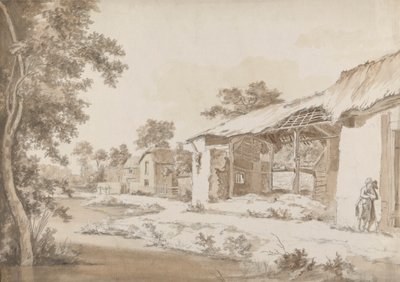 Quinta arruinada perto de Coombe em Gittisham em Devonshire, Three Miles from Honiton, Devon de Hendrik Frans de Cort