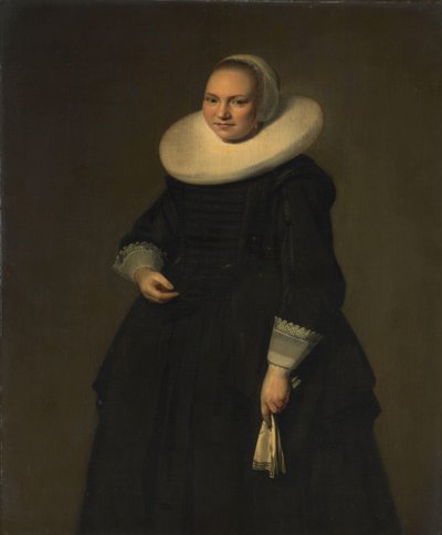 Retrato de uma mulher de Hendrik Gerritsz Pot (attributed to)