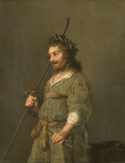 Retrato de um homem vestido de pastor de Hendrik Gerritsz Pot