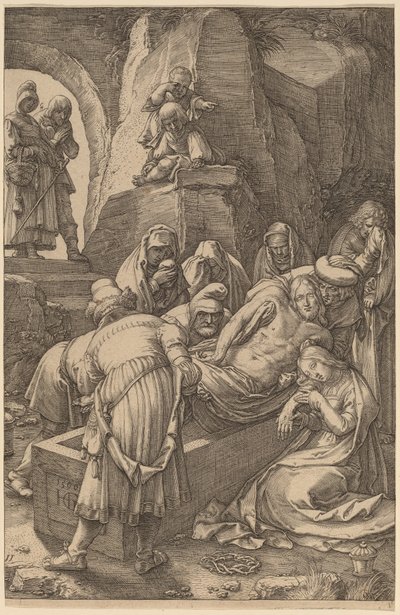 Enterro de Cristo de Hendrik Goltzius