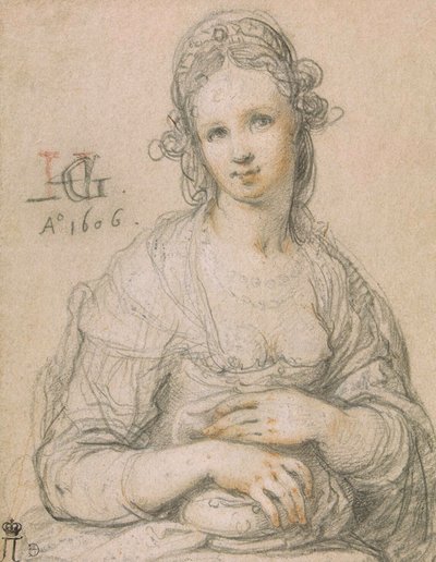 Courtesan, 1606 de Hendrik Goltzius