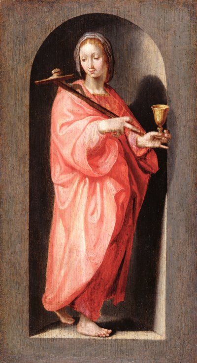 Fé, c.1600 (óleo sobre painel) de Hendrik Goltzius