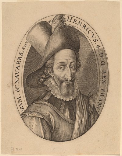 Henrique IV, rei da França de Hendrik Goltzius