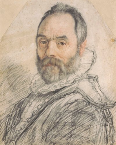 Retrato de Giovanni da Bologna 1529-1608, 1591. de Hendrik Goltzius