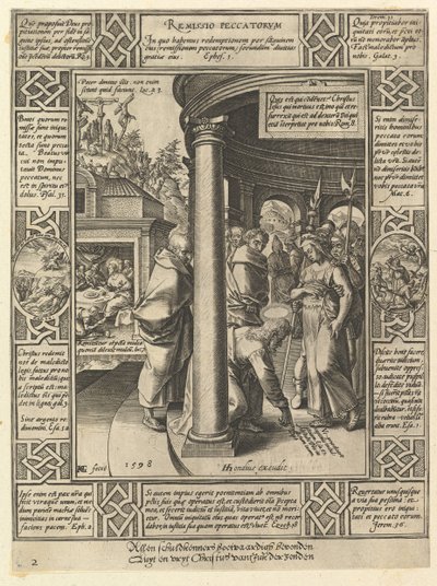 Pecados, das alegorias do Credo Cristão, 1598. de Hendrik Goltzius