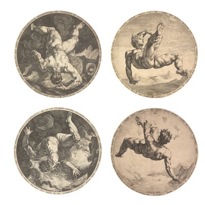 Os Quatro Desgraçados de Hendrik Goltzius