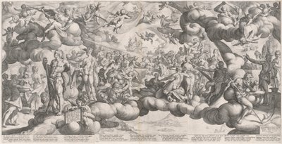 O casamento de Cupido e Psique de Hendrik Goltzius after Bartholomaeus Spranger