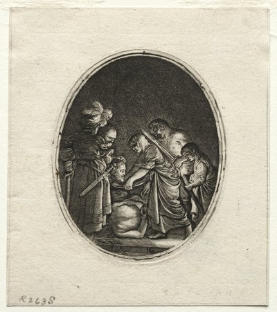 A decapitação de São João Batista de Hendrik Goudt