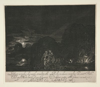 O Voo para o Egipto de Hendrik Goudt