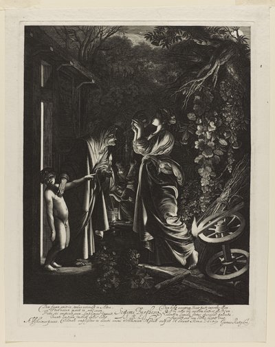 A zombaria de Ceres (Ceres em busca de sua filha) de Hendrik Goudt