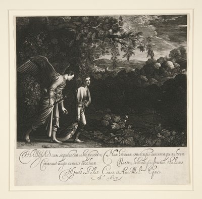 Tobias e o Anjo de Hendrik Goudt