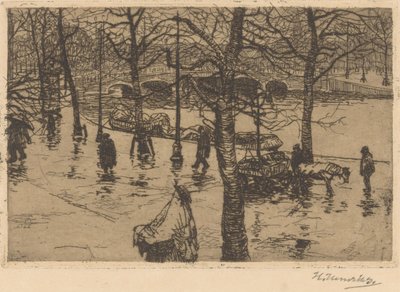 Fosso em tempo chuvoso de Hendrik Henrichs (signed by artist)