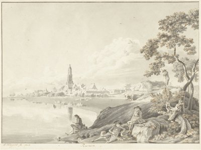 Vista de Rhenen Reenen (título no objeto) de Hendrik Hoogers